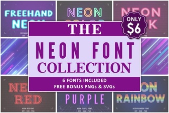Light Up Your Designs with Neon Fonts