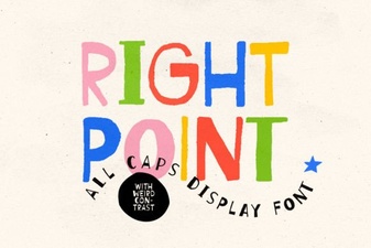 The Right Point Font: Clean Design for Digital Projects