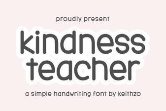 The Kindly Font for Educational Projects